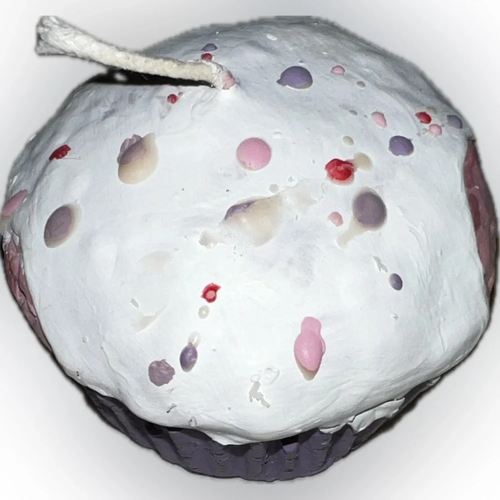 🍄Cupcake Candle Birthday Sprinkles Party Celebrate Gift Wick Celebration